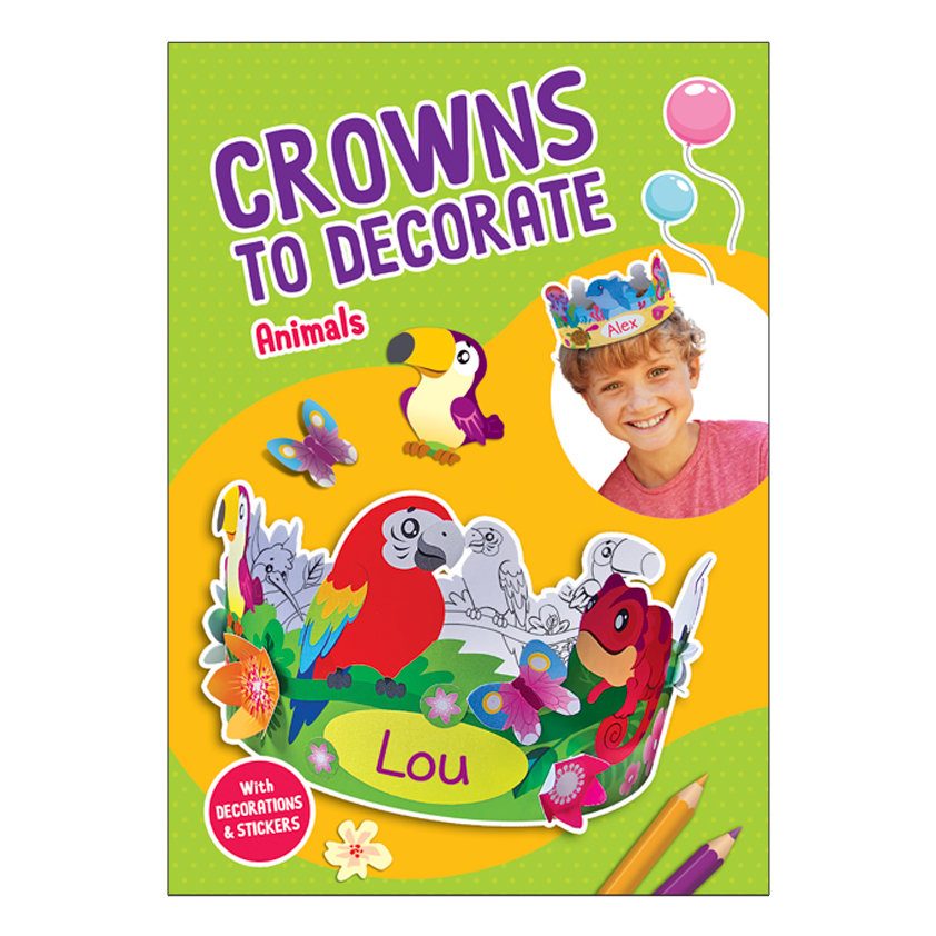 [J0403-T01] Crowns to Decorate - Animals