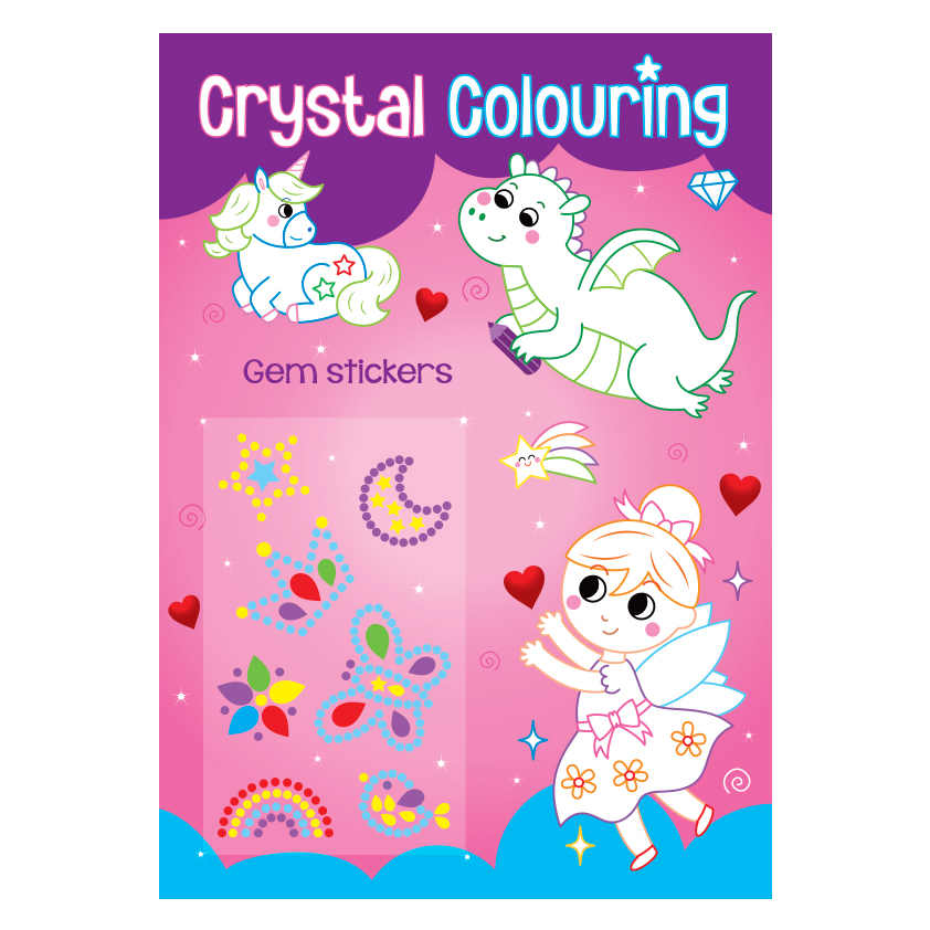 Crystal Colouring - Fairies