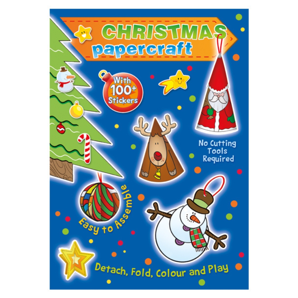 [J0339-T02] Christmas Papercraft - Blue (-)
