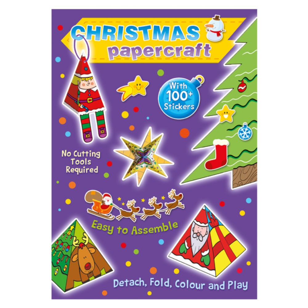 [J0339-T01] Christmas Papercraft - Violet (-)