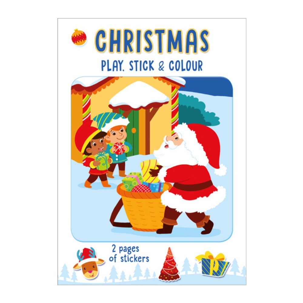 [J0358-T01] Christmas: Play, Stick & Colour - Blue Header (-)