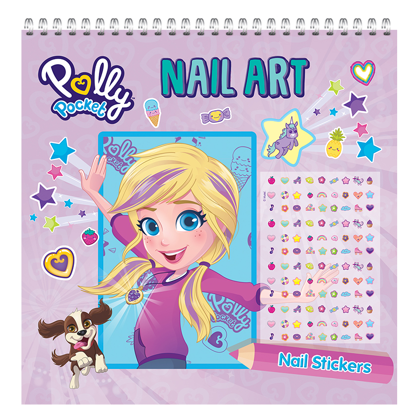 [S0275-T02] Polly Pocket Nail Art - Pink Cover (-)