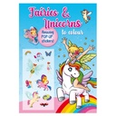 Fairies & Unicorns to Colour with 3D Stickers