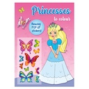 Princesses to Colour with 3D stickers