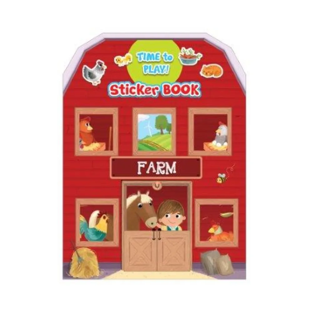 [J0361-T01] Time to Play Sticker Book - Farm