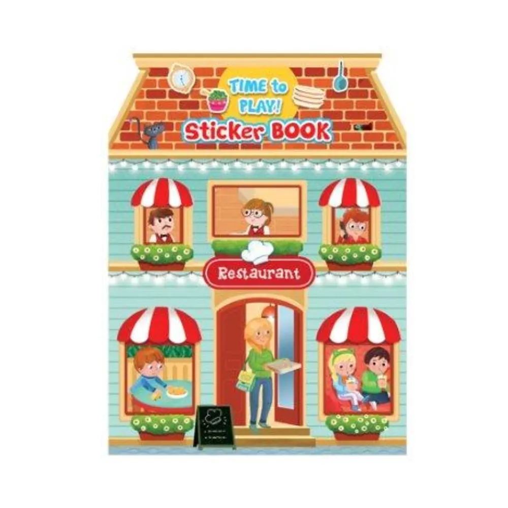 Time to Play Sticker Book - Restaurant
