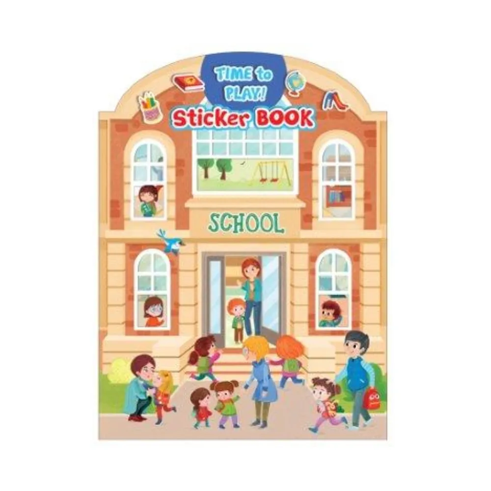 Time to Play Sticker Book - School