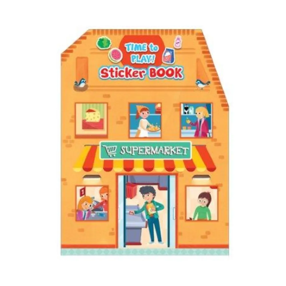 Time to Play Sticker Book - Supermarket