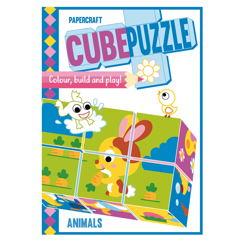 Cube Puzzle Papercraft - Animals