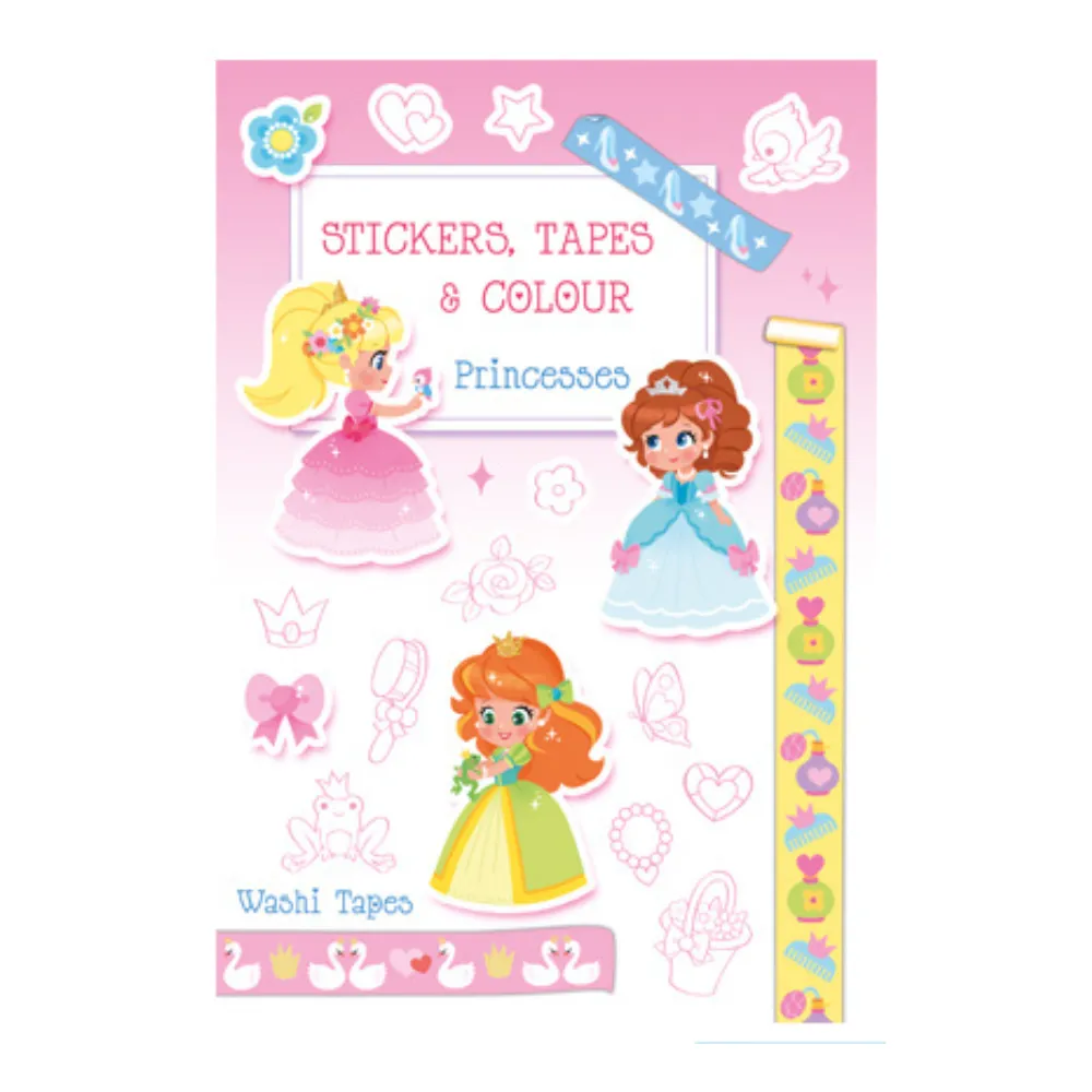 Stickers, Tapes & Colour - Princesses