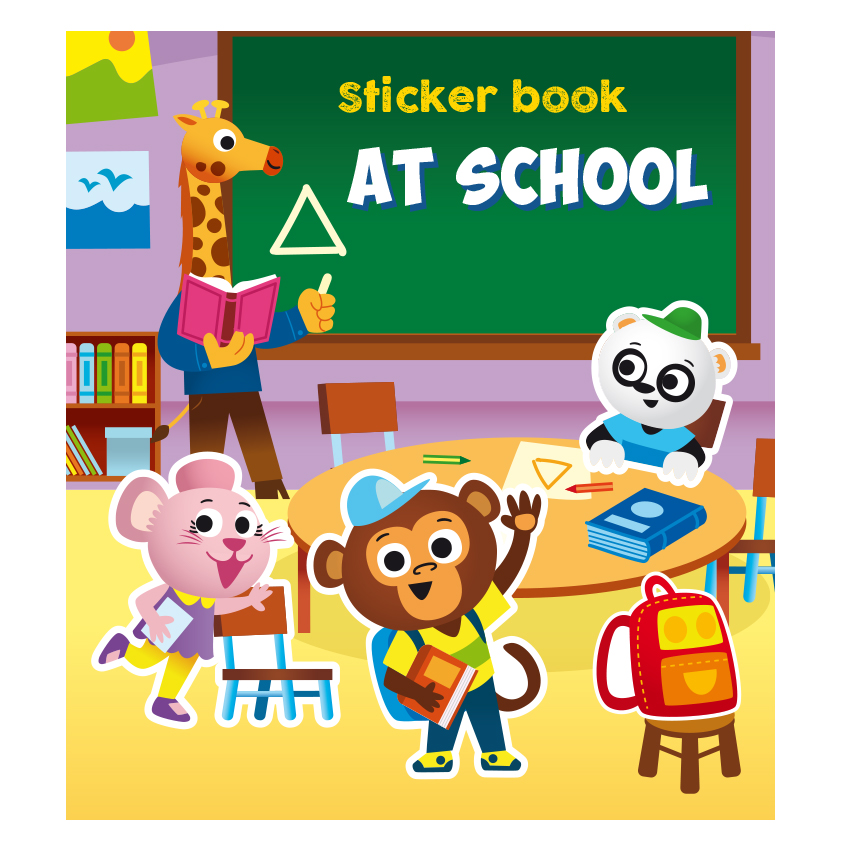 Sticker Book - At School