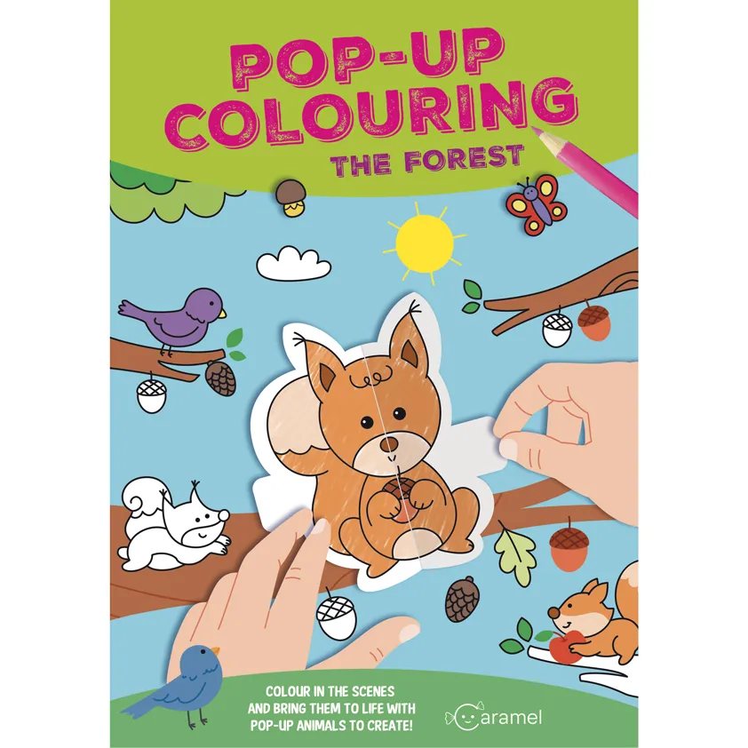 Pop-up Colouring Book - Forest