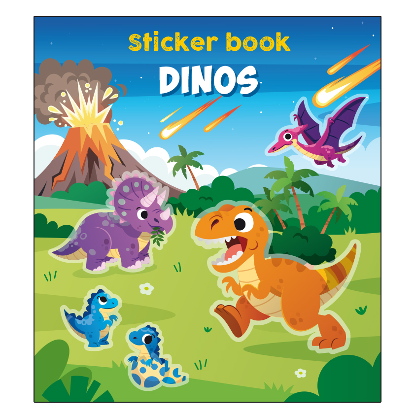 Sticker Book - Dinos