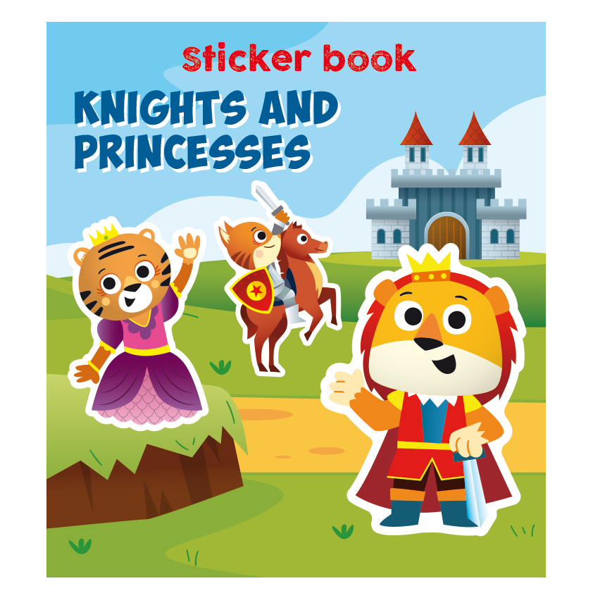 Sticker Book - Knights & Princesses