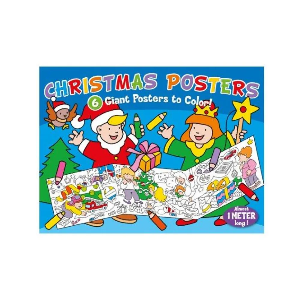 [C0187] Christmas Posters to Colour (-)