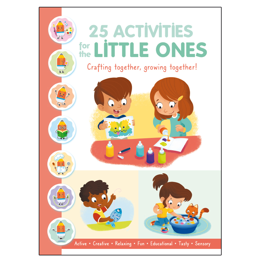 [P0166-T02] 25 Activities for Little Ones - Orange (-)