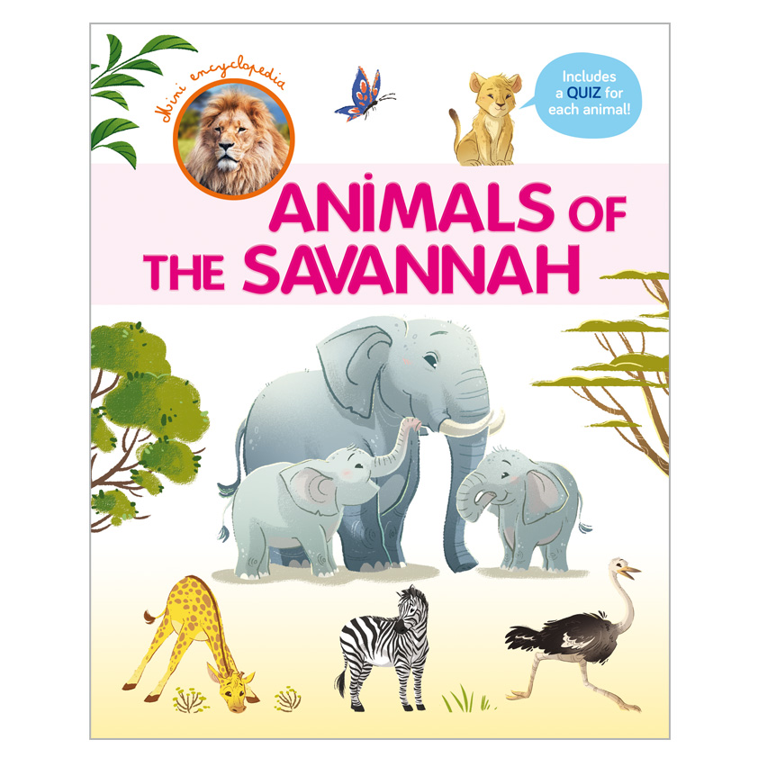 [P0160-T03] Animal Encyclopedia - Animals of the Savannah (-)