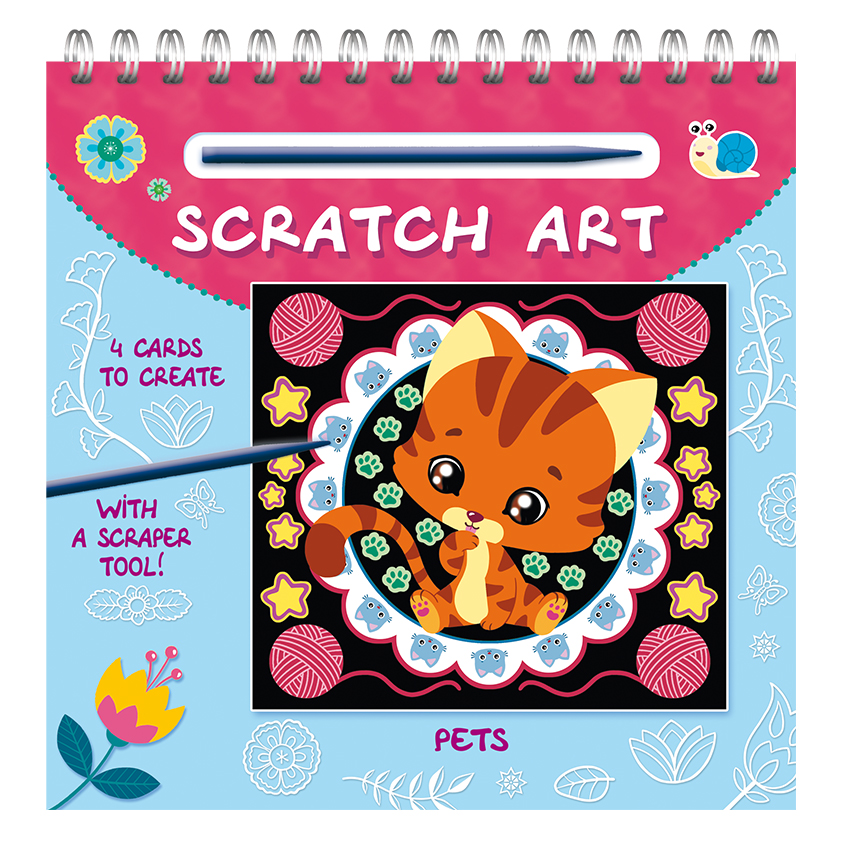 Scratch Art Book - Pets