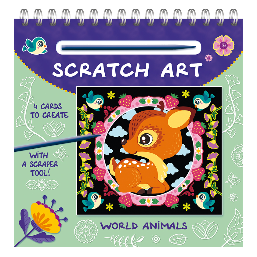 Scratch Art Book - Animals