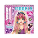 Trendy Models with Necklace - Pink